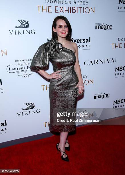 Actress Sophie McShera attends "Downton Abbey: The Exhibition" Gala Reception on November 17, 2017 in New York City.