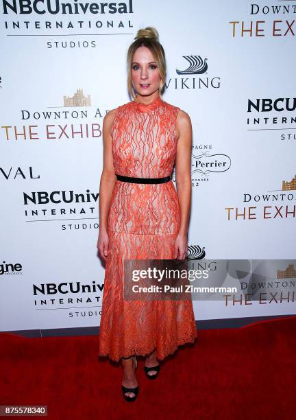 Actress Joanne Froggatt attends "Downton Abbey: The Exhibition" Gala Reception on November 17, 2017 in New York City.