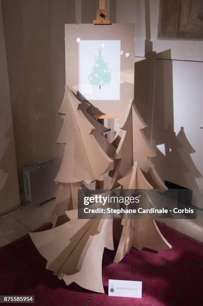 Jeanne Susplugas Chrismas Tree exhibition during the 22th Edition Of 'Les Sapins De Noel Des Createurs - Designer's Christmas Trees on November 17,...