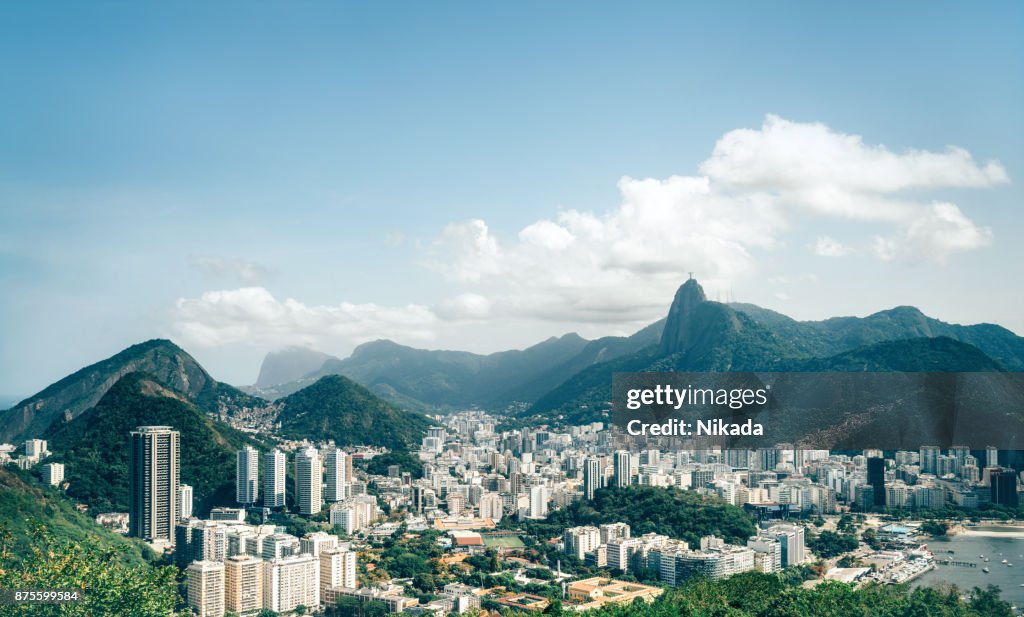 Panorama view of Rio De Janeiro, Brazil