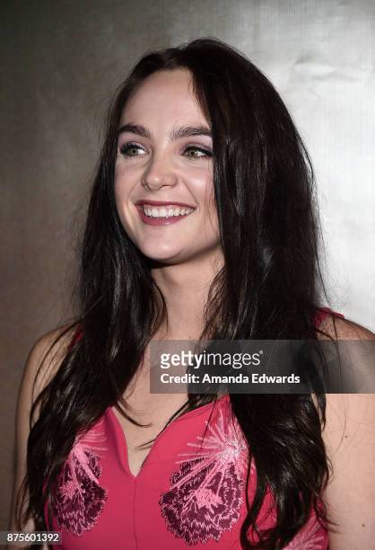 Actress Stevie Lynn Jones arrives at the premiere of IFC Films' "The Tribes Of Palos Verdes" at The Theatre at Ace Hotel on November 17, 2017 in Los...
