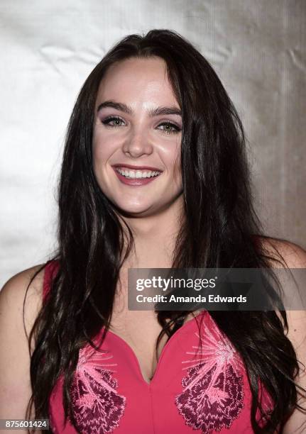 Actress Stevie Lynn Jones arrives at the premiere of IFC Films' "The Tribes Of Palos Verdes" at The Theatre at Ace Hotel on November 17, 2017 in Los...