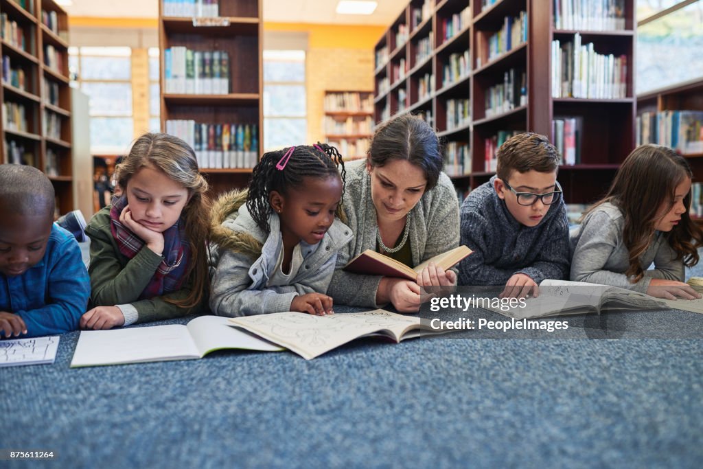 The library is their favourite place to learn