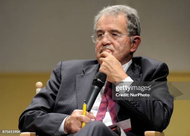 Romano Prodi Italian economist, academic and political during the conference Italy coming#1. Generations in comparison to rethink our time. An idea...