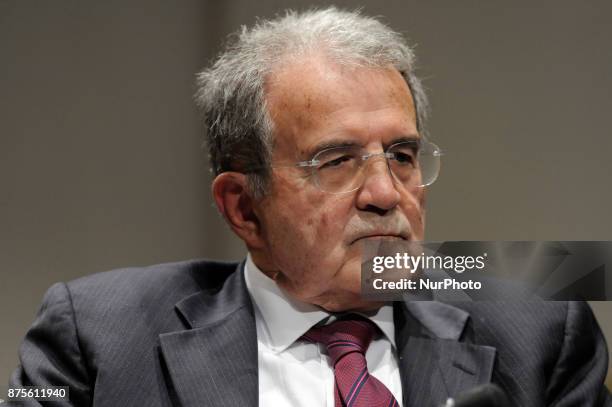 Romano Prodi Italian economist, academic and political during the conference Italy coming#1. Generations in comparison to rethink our time. An idea...