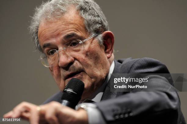 Romano Prodi Italian economist, academic and political during the conference Italy coming#1. Generations in comparison to rethink our time. An idea...