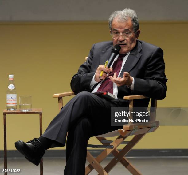 Romano Prodi Italian economist, academic and political during the conference Italy coming#1. Generations in comparison to rethink our time. An idea...