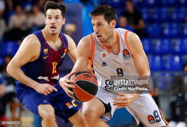 San Van Rossom during the match between FC Barcelona v Anadolou Efes corresponding to the week 8 of the basketball Euroleague, in Barcelona, on...