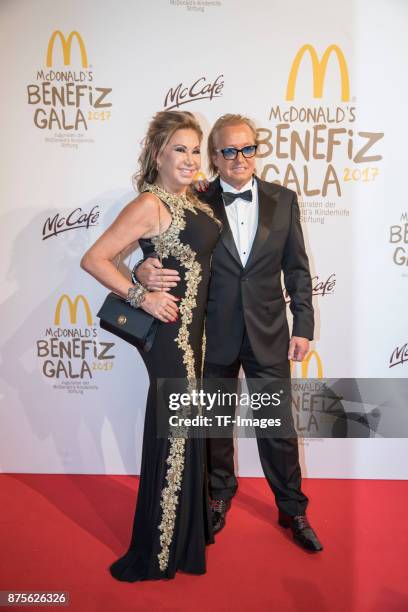 Carmen Geiss and Robert Geiss attend the McDonald's charity gala at Hotel Bayerischer Hof on November 10, 2017 in Munich, Germany.