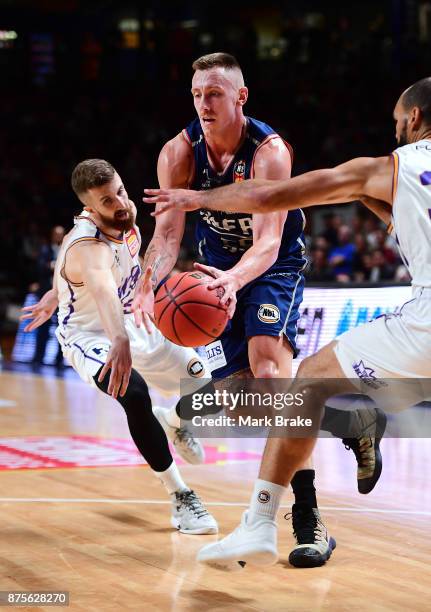 MItch Creek of the 36ers during the round seven NBL match between Adelaide 36ers and the Sydney Kings at Titanium Security Arena on November 18, 2017...