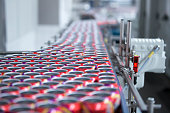 Drink Cans on the Production Lines