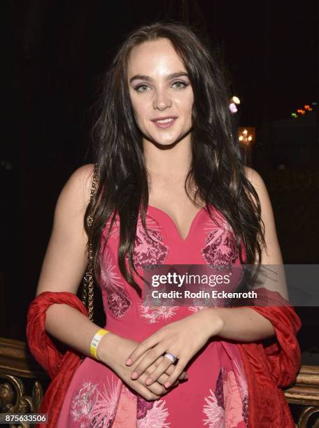 Actress Stevie Lynn Jones poses for portrait at premiere afterparty of IFC Films' "The Tribes of Palos Verdes" on November 17, 2017 in Los Angeles,...