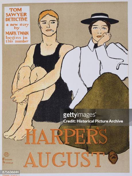 Harper's August Poster by Edward Penfield.