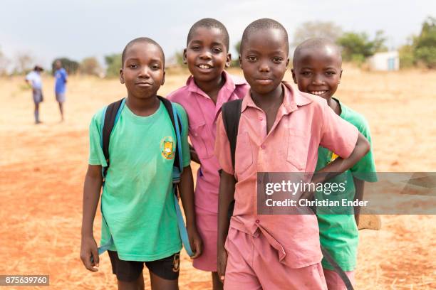 Zimbabwe, Banket A group of young school boys at the 'Sacred heart high school' in Banket, Zimbabwe
