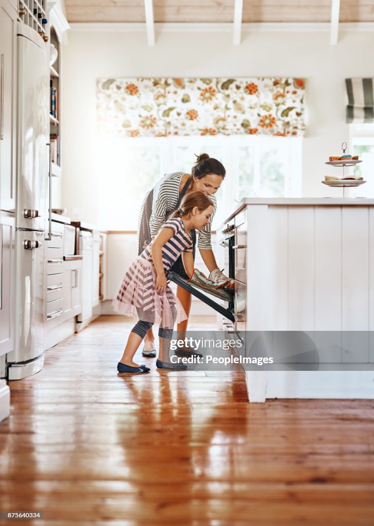 Filling their house with the delicious scent of homemade bakes