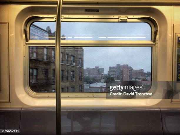 subway car. - tåginteriör bildbanksfoton och bilder