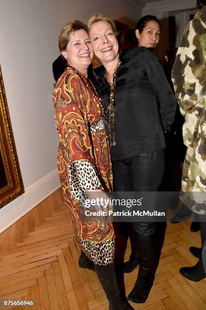 Michelle Edelman and Elisa Wagner attend Edelman Arts: The Infamous Rose Hartman at Edelman Arts on November 17, 2017 in New York City.