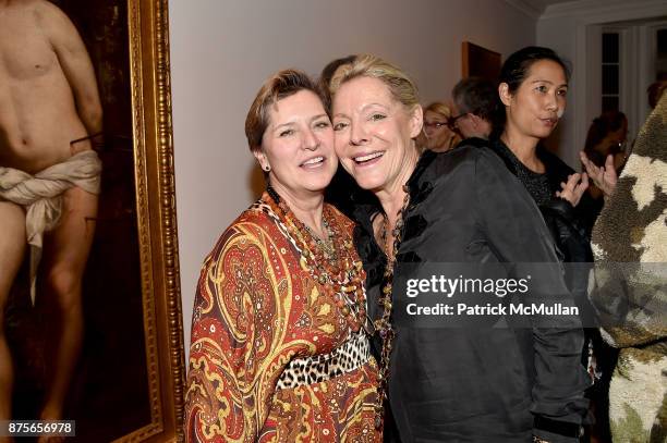 Michelle Edelman and Elisa Wagner attend Edelman Arts: The Infamous Rose Hartman at Edelman Arts on November 17, 2017 in New York City.