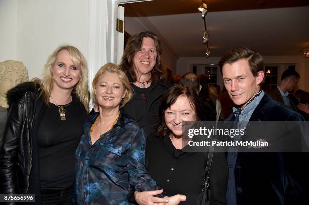 Shelly MacKay-Davidson, Shelagh D'Arcy-Hinds, Micah Lumbret, Tony Ray and Johnny Emus attend Edelman Arts: The Infamous Rose Hartman at Edelman Arts...