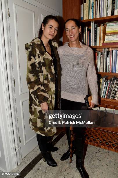 Anna Gundnason and Dovanna Pagowski attend Edelman Arts: The Infamous Rose Hartman at Edelman Arts on November 17, 2017 in New York City.