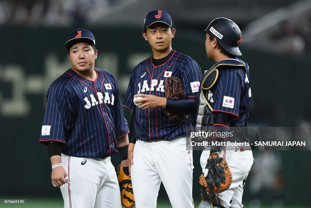 Chinese Taipei v Japan - Eneos Asia Professional Baseball Championship 2017