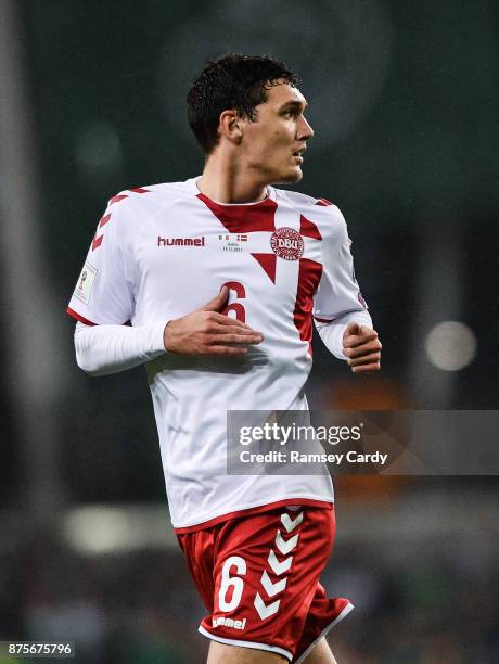 Dublin , Ireland - 14 November 2017; Andreas Christensen of Denmark during the FIFA 2018 World Cup Qualifier Play-off 2nd leg match between Republic...