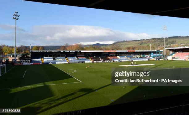 General view of the Global Energy Stadium before the Ladbrokes Scottish Premiership match at the Global Energy Stadium, Dingwall.