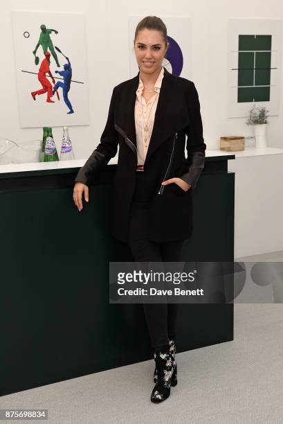 Amber Le Bon attends Lacoste VIP Lounge during 2017 ATP World Tour Semi- Finals at The O2 Arena on November 18, 2017 in London, England.