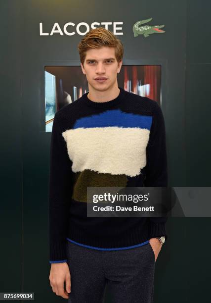 Toby Huntington-Whiteley attends Lacoste VIP Lounge during 2017 ATP World Tour Semi- Finals at The O2 Arena on November 18, 2017 in London, England.