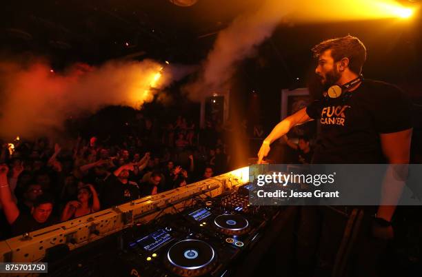 Kap Slap performs during the Global Non Profit F Cancer L.A. Event at Create Nightclub on November 17, 2017 in Los Angeles, California.