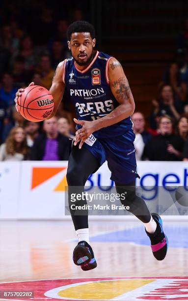 Ramone Moore of the Adelaide 36ers during the round seven NBL match between Adelaide 36ers and the Sydney Kings at Titanium Security Arena on...