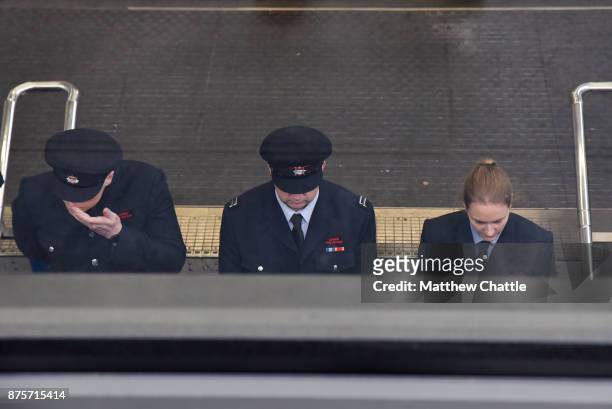 Commemorative service being held on the 30th anniversary of the Kings Cross fire on 18th November 1987 when 31 people lost their lives in London,...