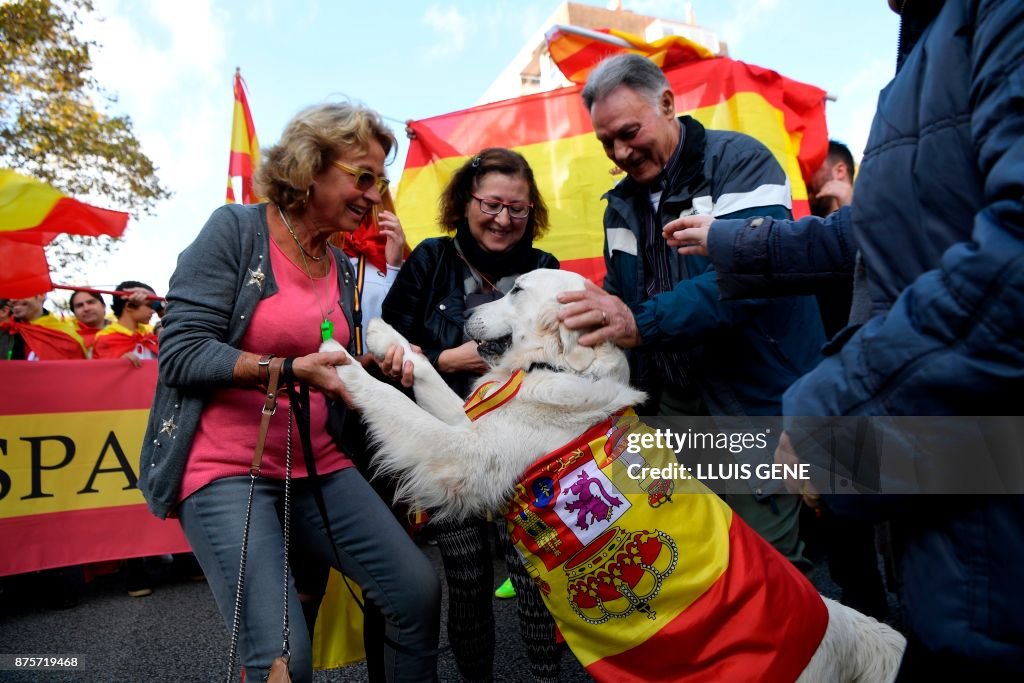 SPAIN-CATALONIA-POLITICS-FASCIST-DEMO