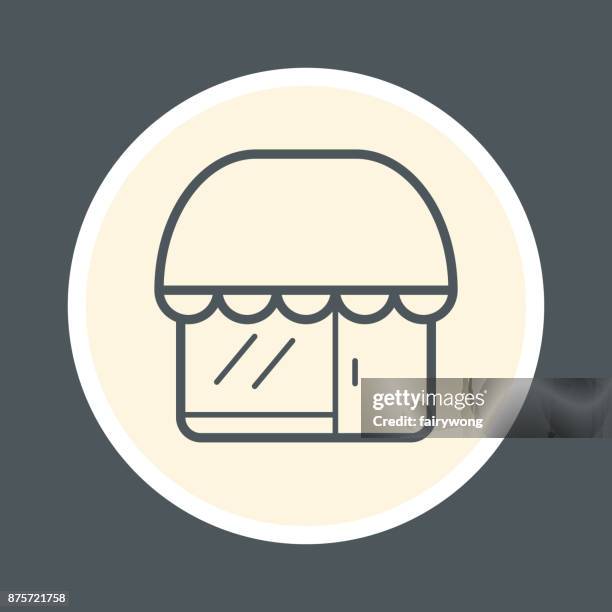 store icon - open checking account stock illustrations
