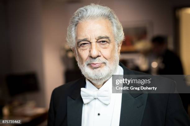 Placido Domingo attends his Placido Domingo 50th Anniversary Concert at Dorothy Chandler Pavilion on November 17, 2017 in Los Angeles, California.