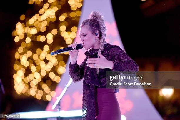 Singer Rachel Platten performs onstage at the Promenade in Westlake on November 17, 2017 in Westlake Village, California.