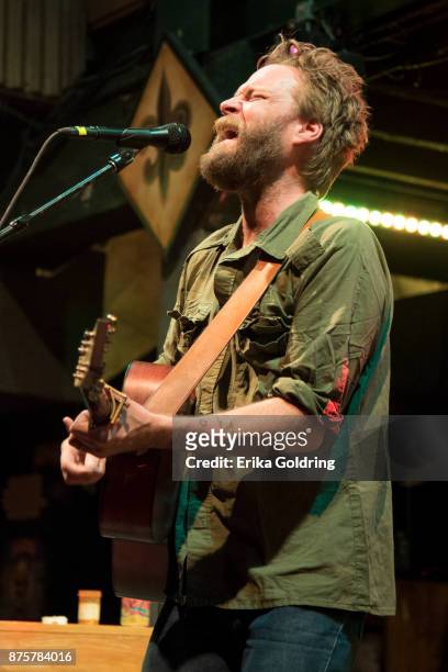 Taylor of Hiss Golden Messenger performs at Tipitina's on November 17, 2017 in New Orleans, Louisiana.