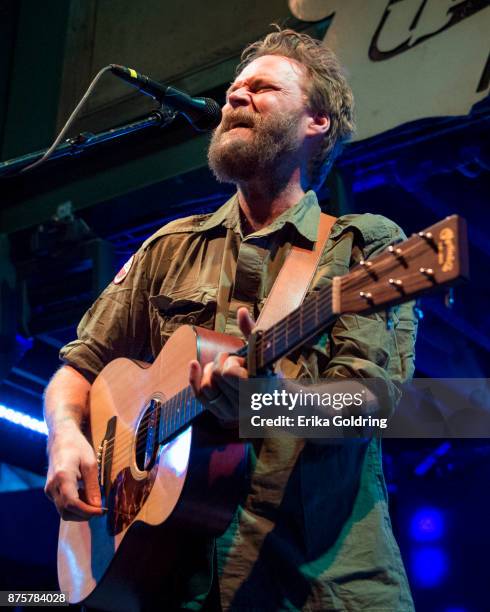 Taylor of Hiss Golden Messenger performs at Tipitina's on November 17, 2017 in New Orleans, Louisiana.