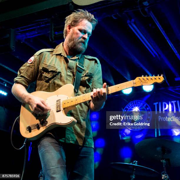 Taylor of Hiss Golden Messenger performs at Tipitina's on November 17, 2017 in New Orleans, Louisiana.