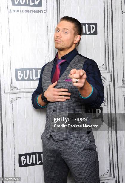 Professional wrestler The Miz visits Build to discuss 'The Challenge: Champs vs. Stars' at Build Studio on November 17, 2017 in New York City.