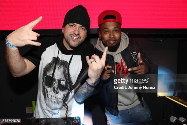 Prostyle and DJ Whutever Attend Power Live With Fetty Wap at Stage 48 on November 17, 2017 in New York City.