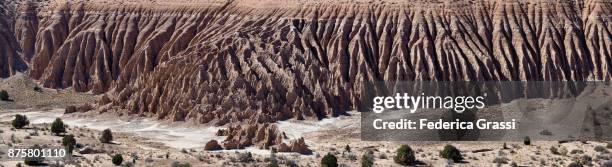 cathedral gorge state park seen from miller point - cathedral gorge stock pictures, royalty-free photos & images