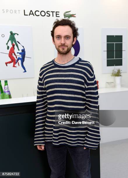 George Blagden attends Lacoste VIP Lounge during 2017 ATP World Tour Semi- Finals at The O2 Arena on November 18, 2017 in London, England.