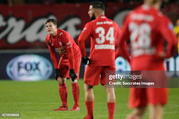 Tom Boere of FC Twente during the Dutch Eredivisie match between Fc Twente v SC Heerenveen at the De Grolsch Veste on November 18, 2017 in Enschede...