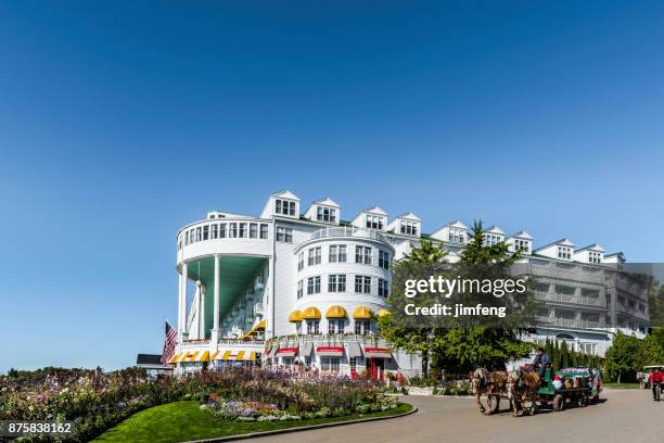 grand hotel - mackinac island stock pictures, royalty-free photos & images