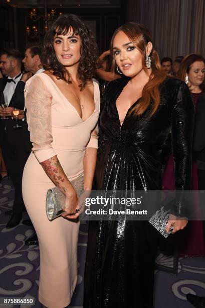 Jessica Lemarie-Pires and Tamara Ecclestone attend the 8th Global Gift Gala London in aid of Great Ormond Street Hospital Children's Charity at...