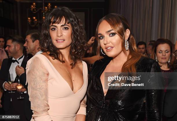 Jessica Lemarie-Pires and Tamara Ecclestone attend the 8th Global Gift Gala London in aid of Great Ormond Street Hospital Children's Charity at...