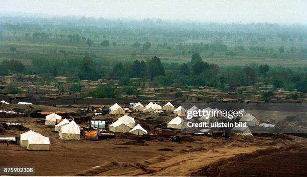 Afghanistan, Flüchtlingslager im Norden des Landes auf dem Territorium der Nordallianz. .