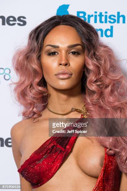 Talulah Eve attends the Gay Times Honours held at National Portrait Gallery on November 18, 2017 in London, England.