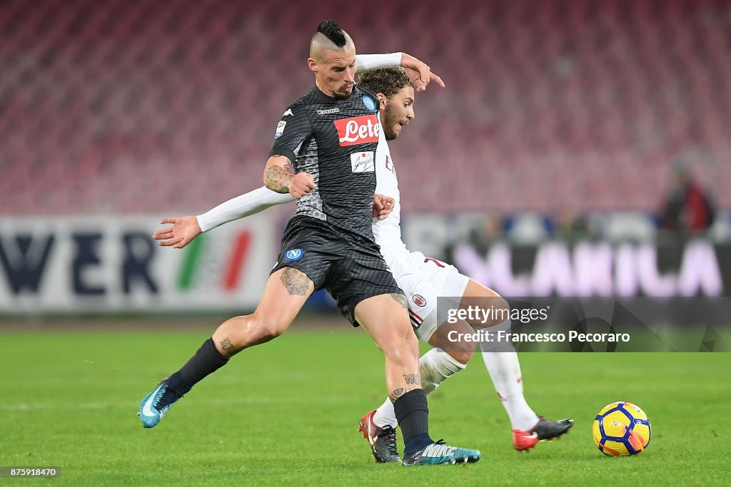 SSC Napoli v AC Milan - Serie A